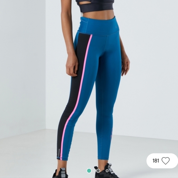 Puma Pants - High Rise 7/8 Tight digi-bleu women's leggings